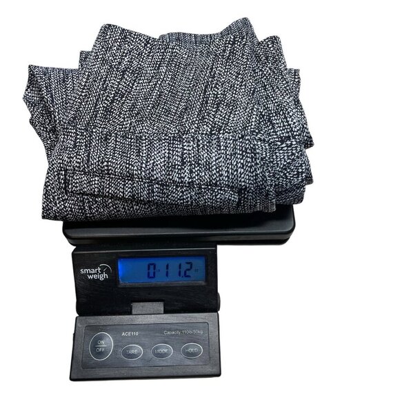 Athleta Delancey Textured Moto Tight S Black White Pull On Legging Zip Pockets - Picture 7 of 7